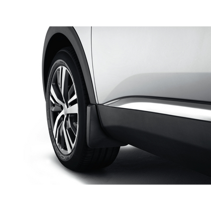 Peugeot 3008 (P84E) & 5008 (P87E) - Front Mudflaps - with Widened Wing Trim